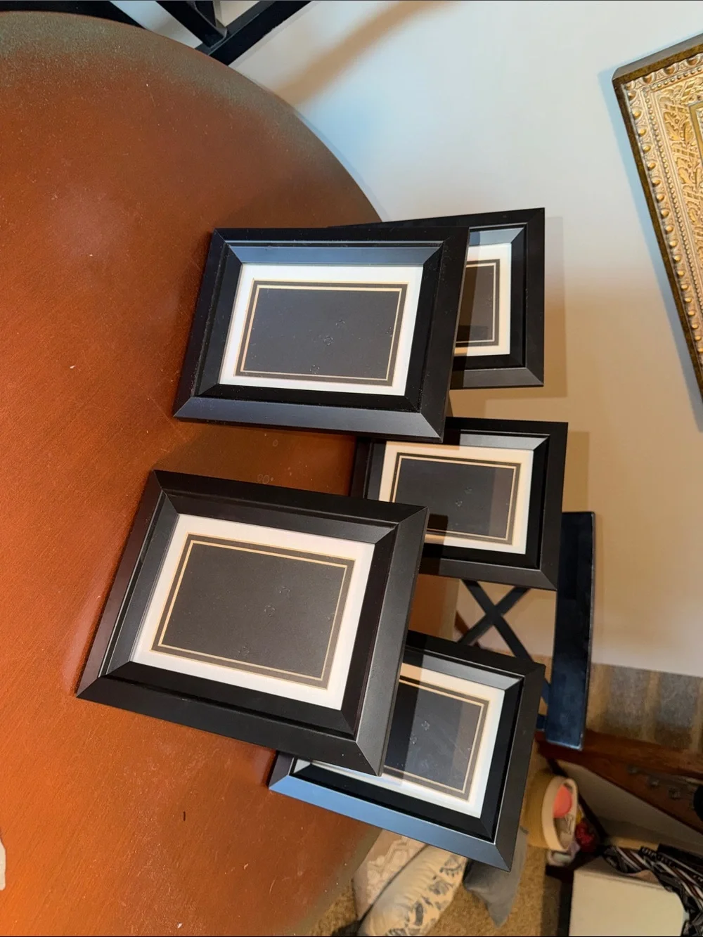Black & Cream Multi-Opening Picture Frame Set - Home Accents